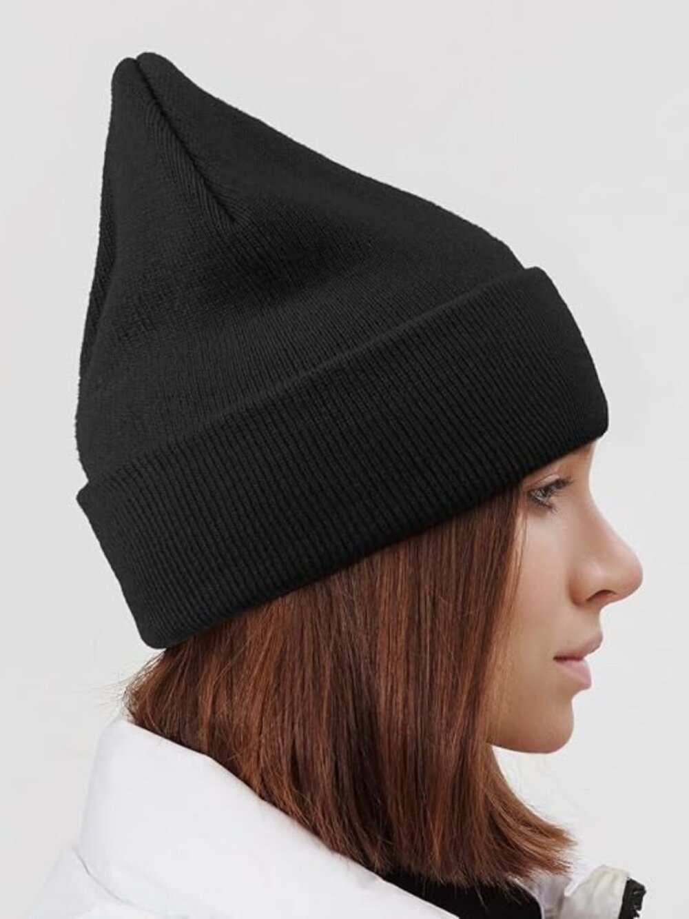 Black Cat Embroidered Beanie Hat - Unbranded - Picture 2 of 5
